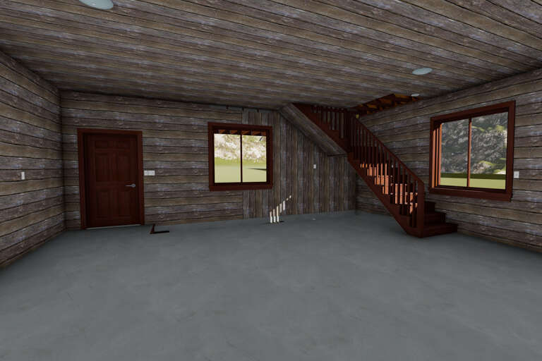 Log House Plan #2802-00112 Additional Photo
