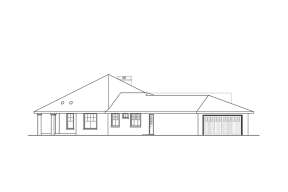Lake Front House Plan #035-00966 Elevation Photo