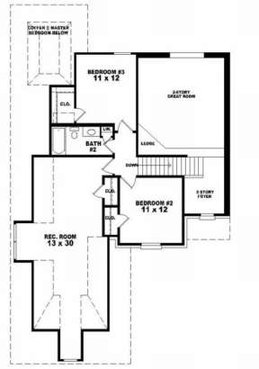 Second Floor for House Plan #053-00315