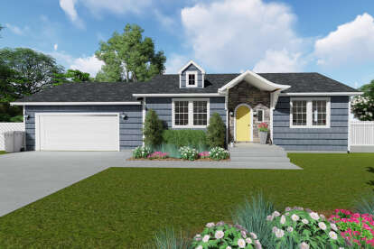 Cottage House Plan #2802-00113 Elevation Photo