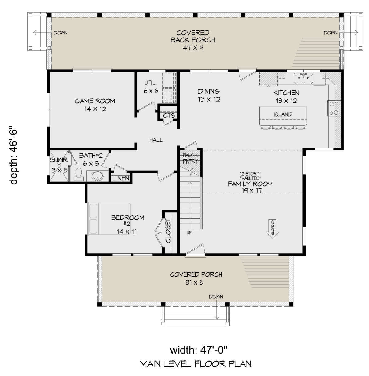 Main Floor for House Plan #940-00401