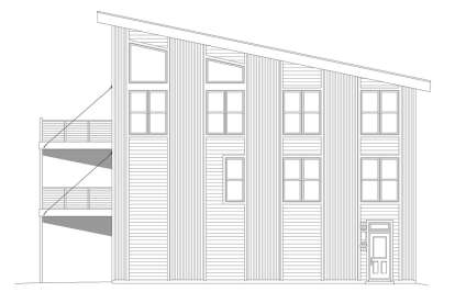Modern House Plan #940-00402 Elevation Photo