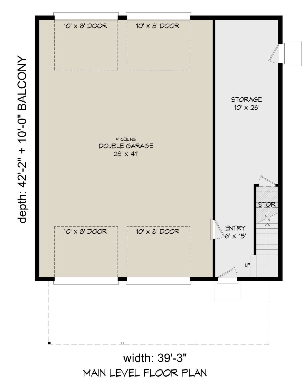 First Floor for House Plan #940-00402