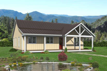 2 Bed, 2 Bath, 1478 Square Foot House Plan - #940-00403