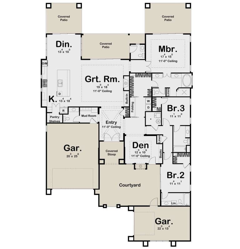House Plan House Plan #26255 Drawing 1