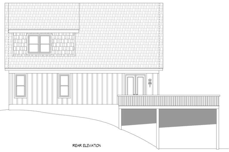 Mountain House Plan #940-00404 Elevation Photo