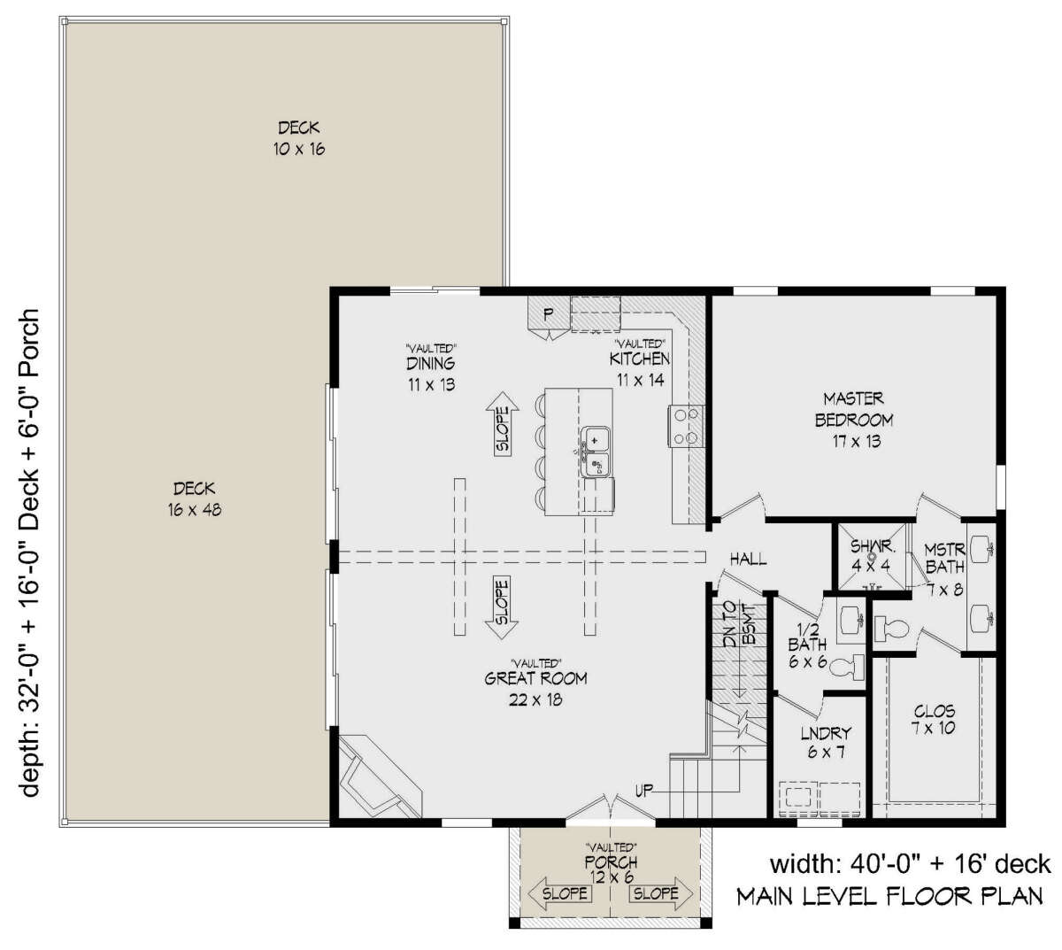 Main Floor for House Plan #940-00404