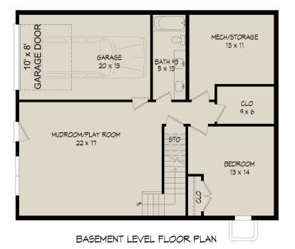 Basement for House Plan #940-00404