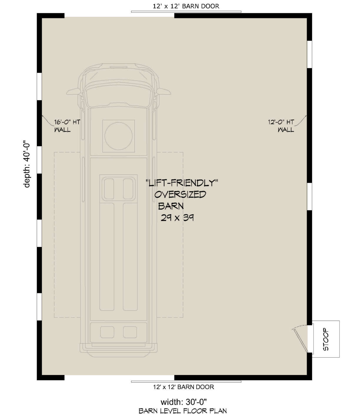 Garage Floor for House Plan #940-00405