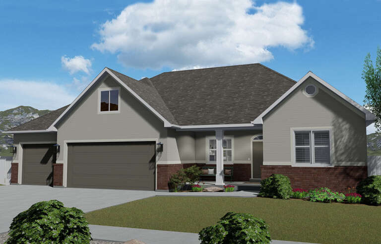 Traditional House Plan #2802-00114 Elevation Photo