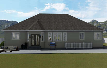 Traditional House Plan #2802-00114 Elevation Photo