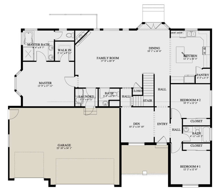 House Plan House Plan #26258 Drawing 1