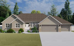 Traditional House Plan #2802-00115 Elevation Photo