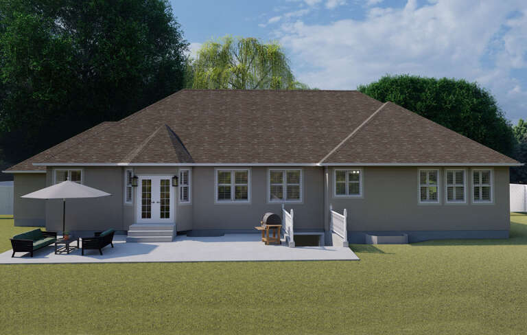 Traditional House Plan #2802-00115 Elevation Photo