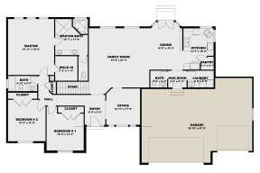 Main Floor for House Plan #2802-00115
