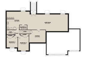 Basement for House Plan #2802-00115