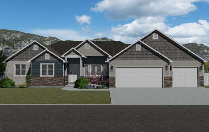 Craftsman House Plan #2802-00116 Elevation Photo