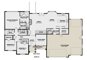 Main Floor for House Plan #2802-00116