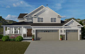Craftsman House Plan #2802-00117 Elevation Photo