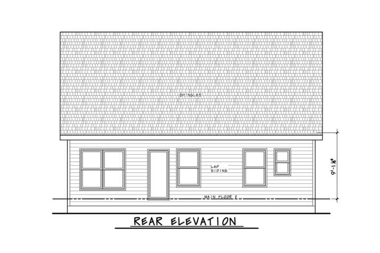 Traditional House Plan #402-01722 Elevation Photo