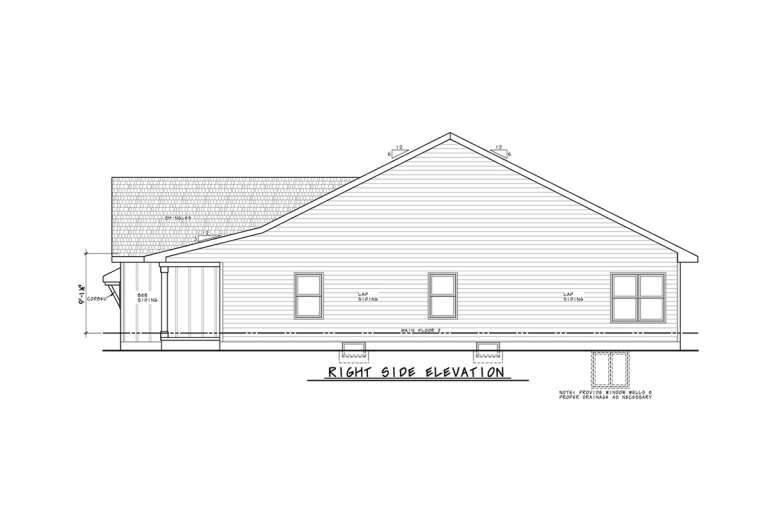 Traditional House Plan #402-01722 Elevation Photo