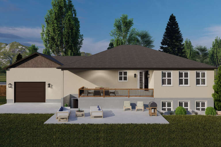 Mountain House Plan #2802-00118 Elevation Photo