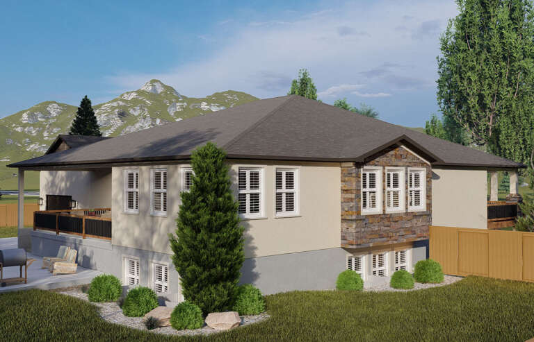 Mountain House Plan #2802-00118 Elevation Photo
