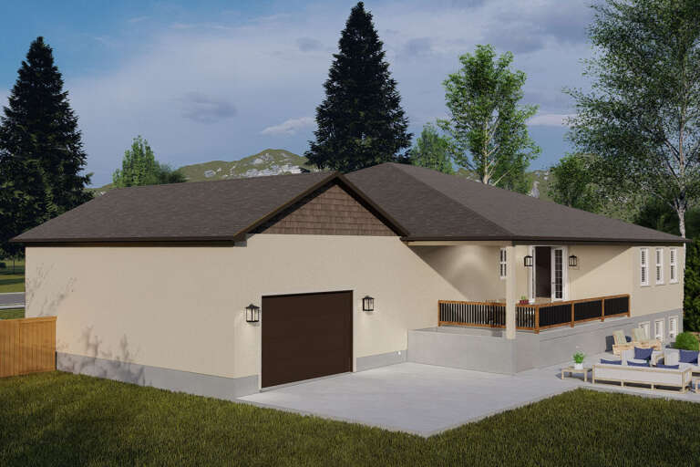 Mountain House Plan #2802-00118 Elevation Photo