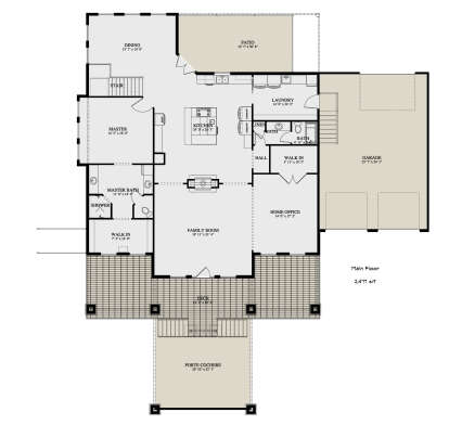 Main Floor for House Plan #2802-00118