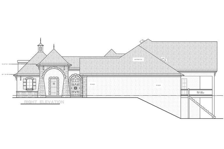European House Plan #402-01723 Elevation Photo