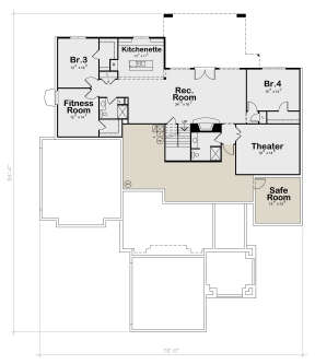 Basement for House Plan #402-01723