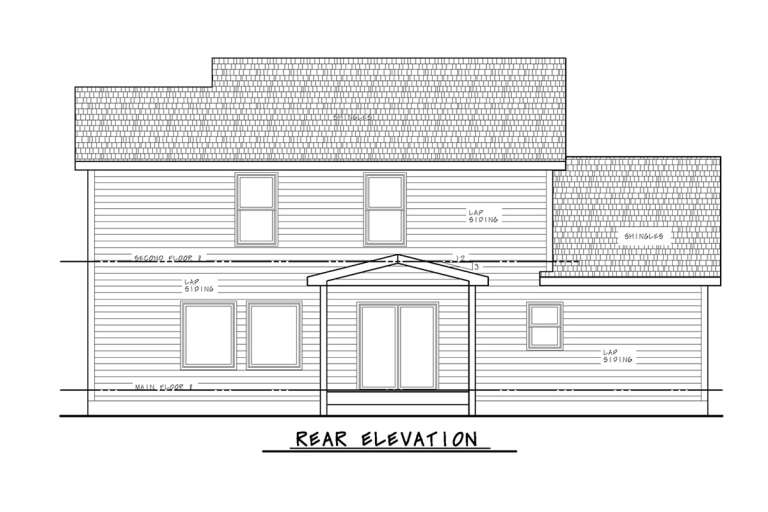 Traditional House Plan #402-01724 Elevation Photo