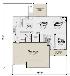 Main Floor for House Plan #402-01724