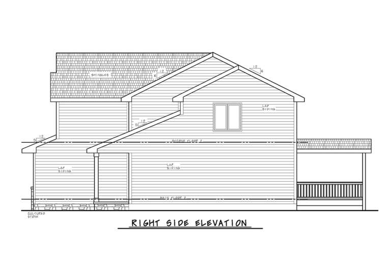 Craftsman House Plan #402-01725 Elevation Photo