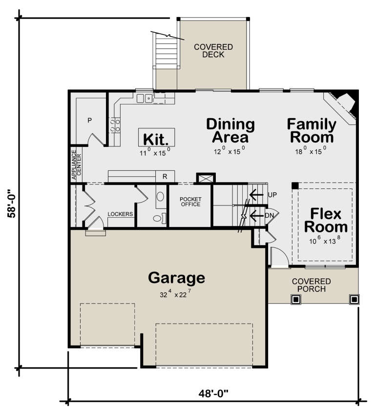 House Plan House Plan #26267 Drawing 1