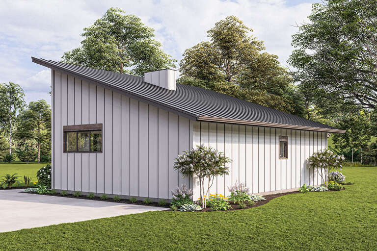 Modern House Plan #1462-00038 Elevation Photo