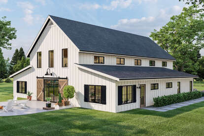 House Plan House Plan #26270 Rear Elevation