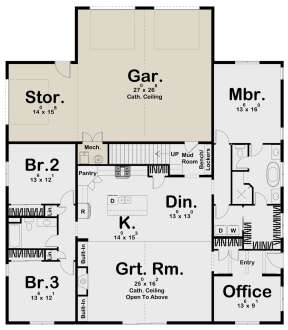Main Floor for House Plan #963-00625