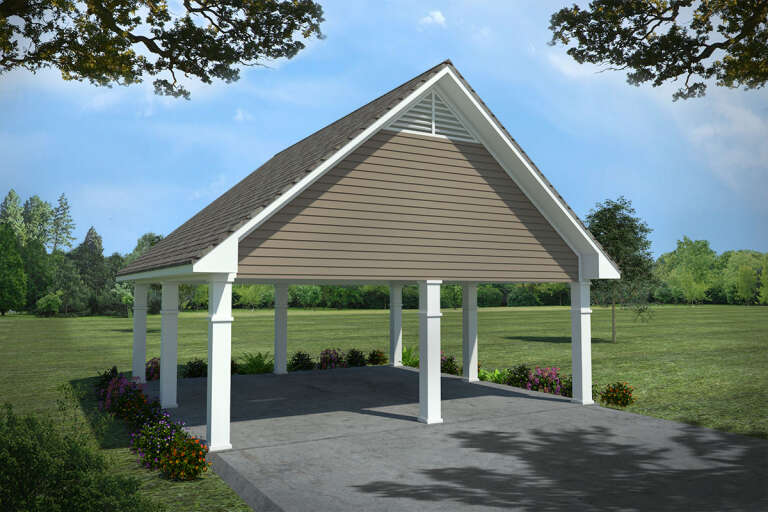 Traditional House Plan #348-00304 Elevation Photo