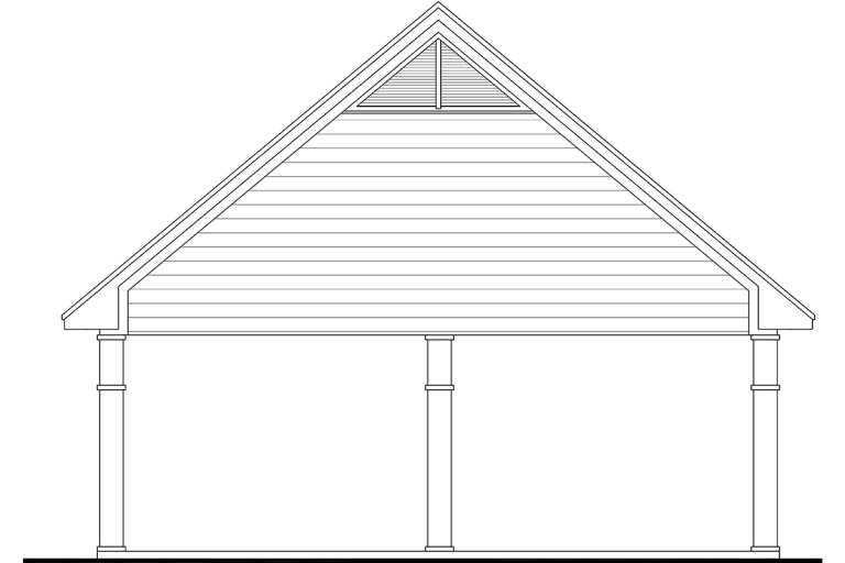 Traditional House Plan #348-00304 Elevation Photo