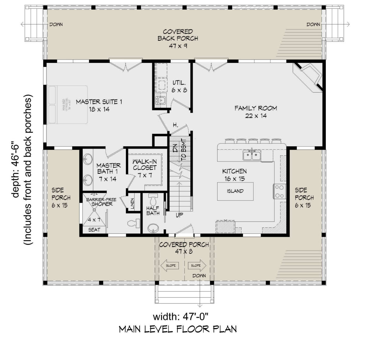Main Floor for House Plan #940-00406