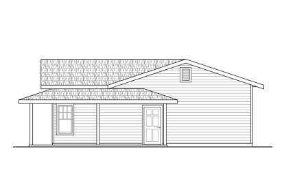 Farmhouse House Plan #035-00968 Elevation Photo