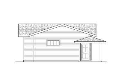 Farmhouse House Plan #035-00968 Elevation Photo