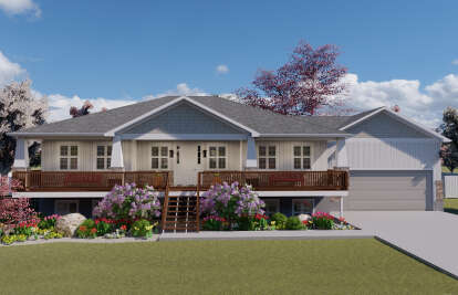 Craftsman House Plan #2802-00120 Elevation Photo