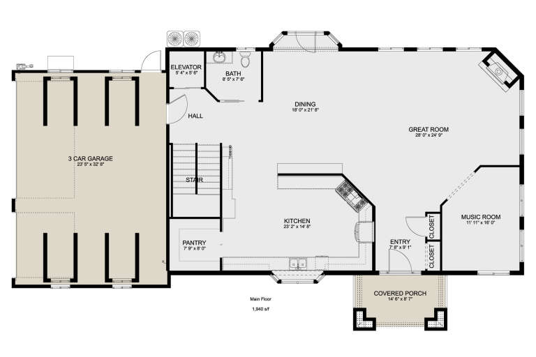 House Plan House Plan #26277 Drawing 1