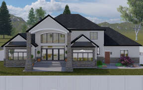 French Country House Plan #2802-00122 Elevation Photo