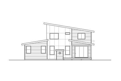 Modern House Plan #035-00969 Elevation Photo