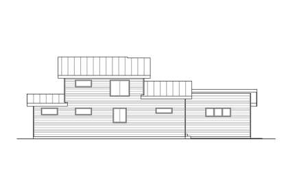 Modern House Plan #035-00969 Elevation Photo