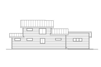 Modern House Plan #035-00969 Elevation Photo