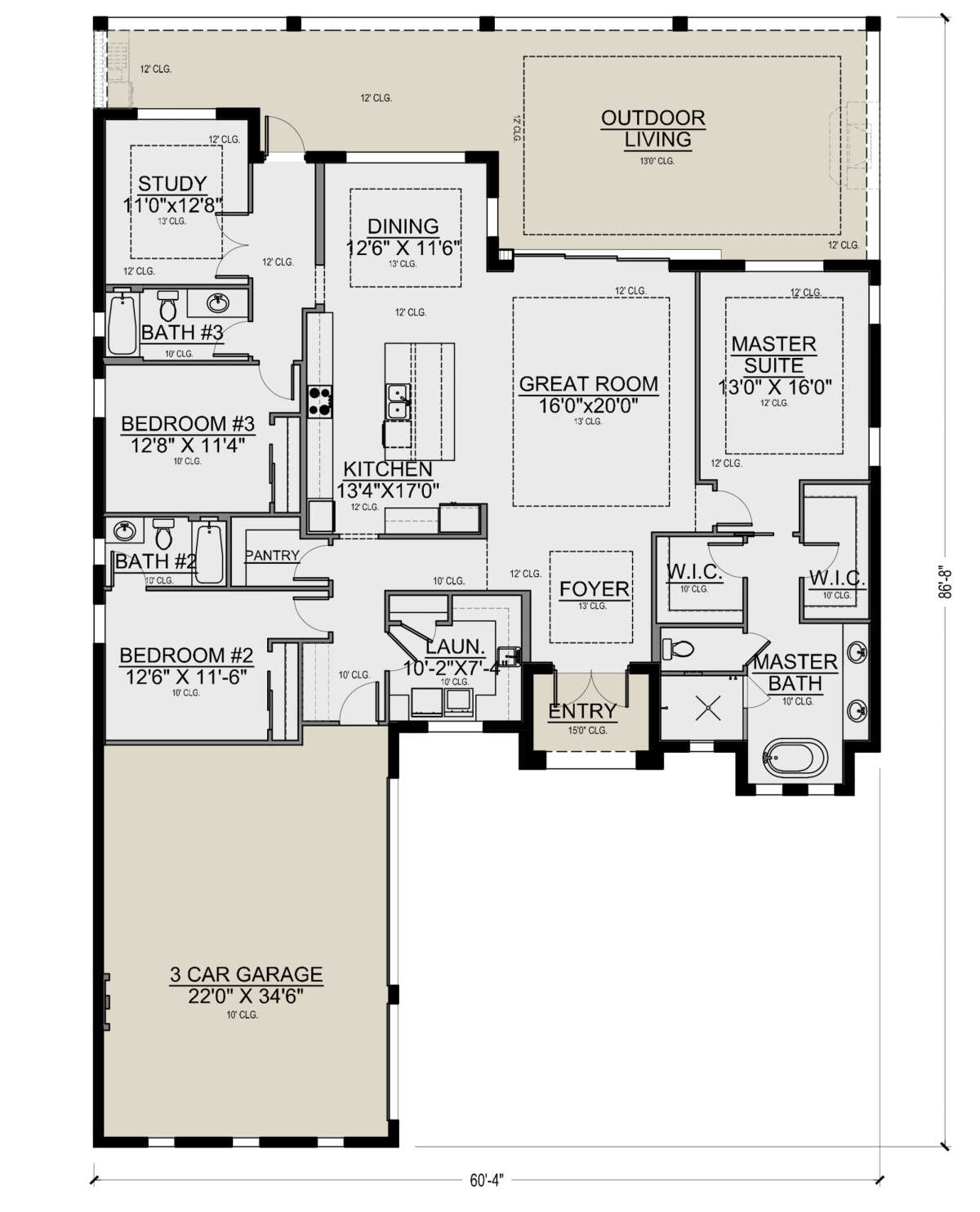 Main Floor for House Plan #5565-00117